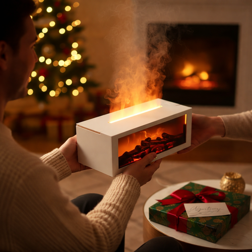 3D Flame Essential Oil Diffuser & Humidifier